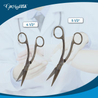 Hi Level Bandage Scissors 4 1/2" Gun Metal Coating (Knowles)