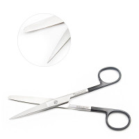 Operating Scissors SuperCut Sharp Blunt Curved 4 1/2"