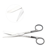 Operating Scissors SuperCut Sharp Blunt Curved Standard Pattern 5 1/2"