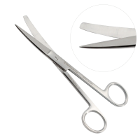 Operating Scissors 7 1/2" Curved - Sharp/Blunt