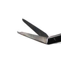 Stitch Scissors Stainless Steel 4 1/2" 45 Degree Gun Metal