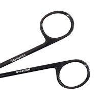 Stitch Scissors Stainless Steel 4 1/2" 45 Degree Gun Metal