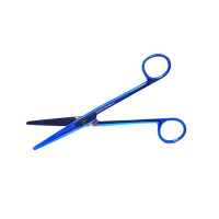 Mayo Dissecting Scissors Straight 6 3/4", Blue Coated