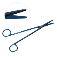 Metzenbaum Dissecting Scissors Straight 7" Blue Coated