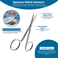 Spencer Stitch Scissors 3 1/2"