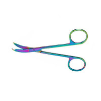 Northbent / Shortbent Stitch Scissors 3 1/2" Rainbow