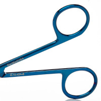 Northbent/Shortbent Stitch Scissors 4 1/2" Blue Coating