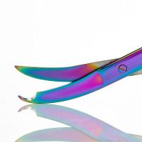 Northbent/Shortbent Stitch Scissors 4 1/2" Rainbow Coated