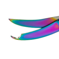 Northbent/Shortbent Stitch Scissors 4 1/2" Rainbow Coated