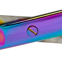 Northbent/Shortbent Stitch Scissors 4 1/2" Rainbow Coated