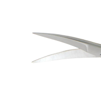 Iris Scissors 4 1/2" Curved, Sharp Points, Left Hand