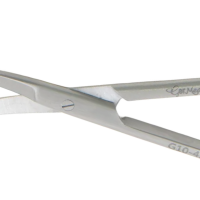 Iris Scissors 4 1/2" Curved, Sharp Points, Left Hand