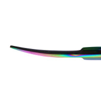 Iris Scissors 4 1/2" Curved - Rainbow Color Coated