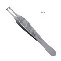 Beasley Babcock Tissue Forceps Cross Points 4 3/4"