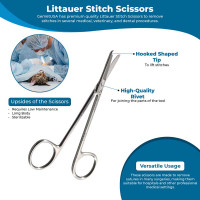 Littauer Stitch Scissors Straight 4 1/2"