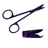Littauer Stitch Scissors Straight 4 1/2" - Purple Coating