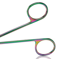 Littauer Stitch Scissors Straight 4 1/2" - Rainbow Coating