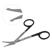 Iris Scissors Angular 4 1/4" with Two Probe Tip