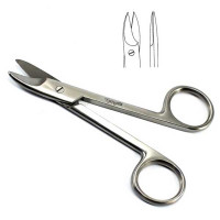 Wire Cutting Scissors 4" Straight Smooth