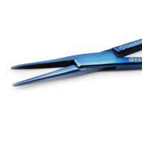 Halsted Mosquito Forceps 4 3/4" Straight, Blue Coated