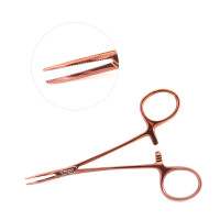 Halsted Mosquito Forceps 4 3/4" Straight, Rose Gold