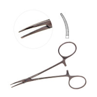 Halsted Mosquito Forceps 4 3/4", Curved, Gun Metal