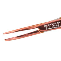 Halsted Mosquito Forceps 4 3/4", Curved, Rose Gold
