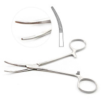 Kelly Hemostatic Forceps 5 1/2" Curved