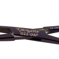 Kelly Hemostatic Forceps 5 1/2" Curved, Purple Coated