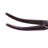 Kelly Hemostatic Forceps 5 1/2" Curved, Purple Coated