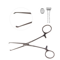 Baby Allis Tissue Forceps 5 1/2" Delicate Gun Metal Coated