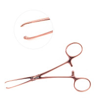 Baby Allis Tissue Forceps 5 1/2" Delicate Rose Gold Coated