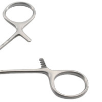 Baby Doyen Intestinal Forceps Curved 6 1/2"