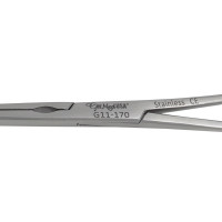 Kocher Intestinal Forceps Straight 10 1/2" Longitudinal Serrated