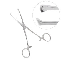 Allis Tissue Forceps 4x5 Teeth, 7 1/2"