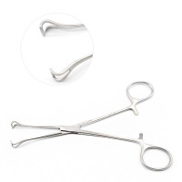 Baby Babcock Tissue Forceps 5 1/2" Delicate Jaws 6mm Wide