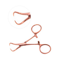 Backhaus Towel Clamp 5 1/4" Rose Gold Coated