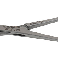 Micro Mosquito Forceps Curved 4 1/2" Serrated