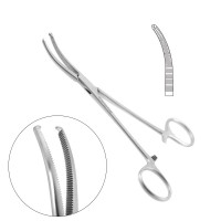 Rochester Ochsner Forceps Curved 7 1/4"