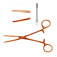Rochester Carmalt Forceps Straight 8" Rose Gold