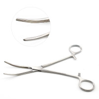 Rochester Carmalt Forceps Curved 8"