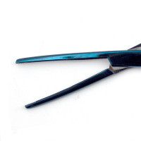 Rochester-Carmalt Forceps Straight 6 1/4", Blue Coated