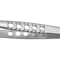 Thumb Tissue Forceps Serrated, 6" Fenestrated Handle