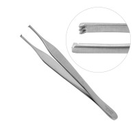 Adson Tissue Forceps  2x3 Teeth Delicate  4 3/4"