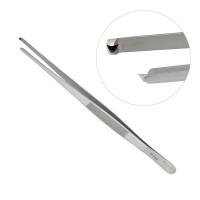 Thumb Tissue Forceps 1x2 Teeth, 10"