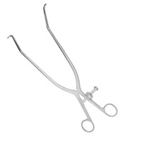 Deep Gelpi Retractor 12" 45 Degree Angle 3" 1x1 Blunt Points Speedlock