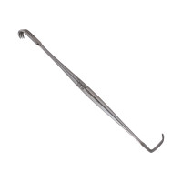 Senn Miller Retractor 3 Prongs Sharp 6 1/4"