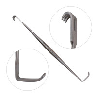 Senn Miller Retractor 3 Prongs Blunt 6 1/4"