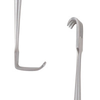 Senn Miller Retractor 3 Prongs Blunt 6 1/4"