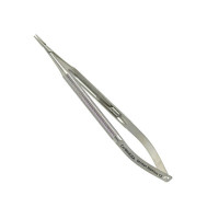 MicroSurgical Needle Holder 7 1/8" Straight Jaws With Lock